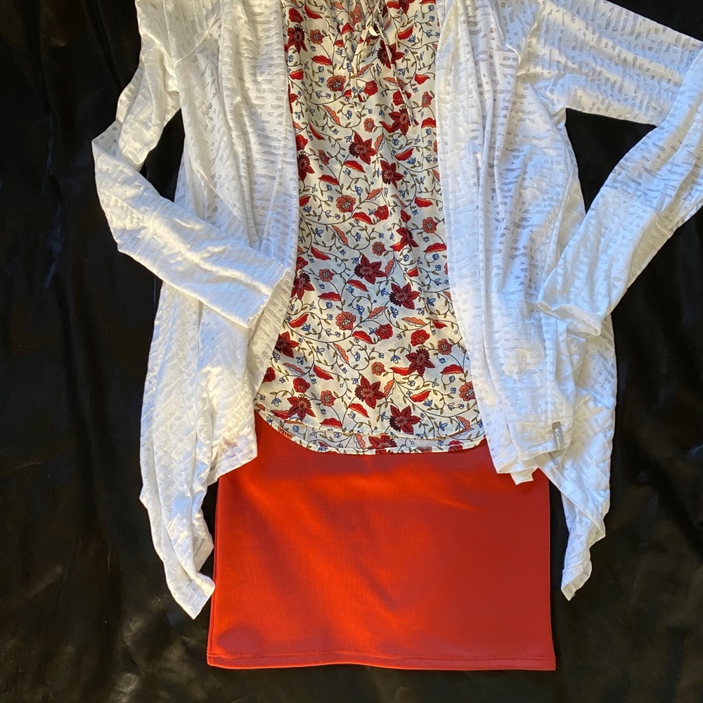 Agnes & Dora burnt orange pencil skirt